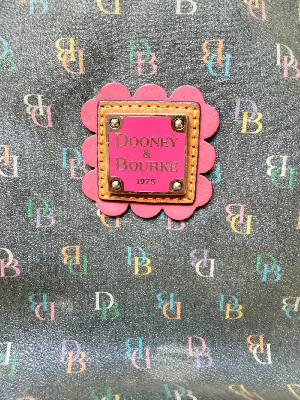 Dooney & Bourke Rainbow Monogram Bag Iconic Y2K 